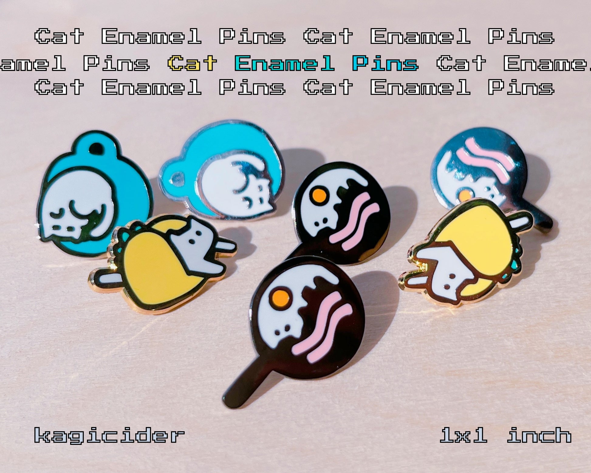 Cat Enamel Pins