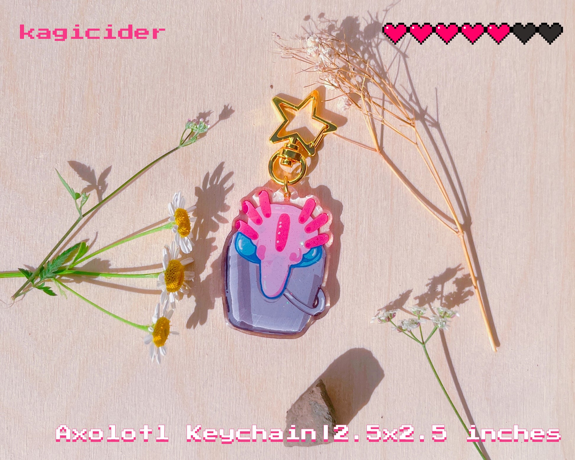 Minecraft Animal in Water Bucket Acrylic Keychain | Cute Gamer Charm