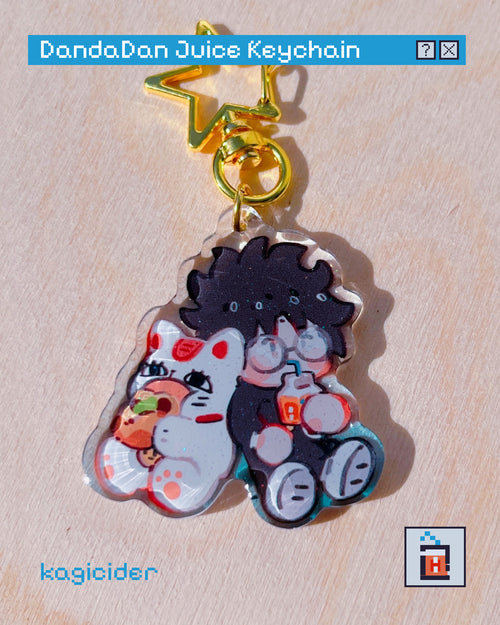 Dandadan Juice Keychain